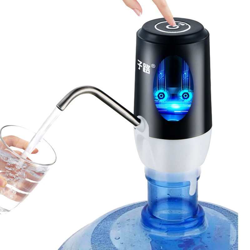 厂家直销厂家直供 子路桶装水电动抽水器双泵快速吸水充电式自动