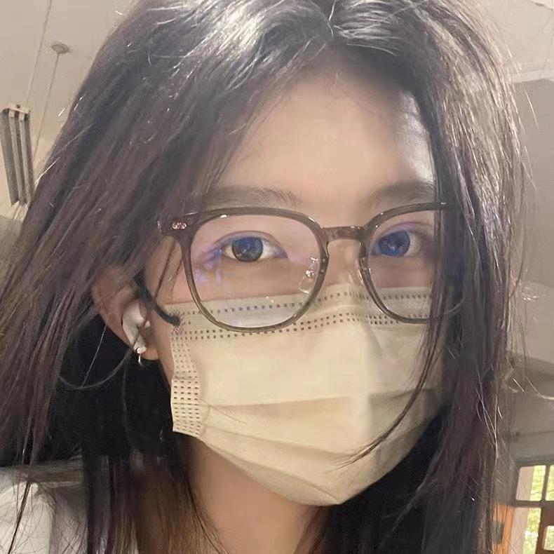 时尚款超轻半钛眼镜框男女眼镜架方形大框TR框眼镜M8045