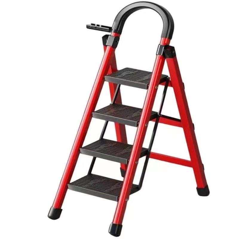 梯子楼梯梯子家用折叠人字梯梯室内伸缩梯移动步梯加厚多功能碳钢