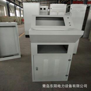 琴式操作台琴式监控操作台集成监控系统来图定制琴台柜