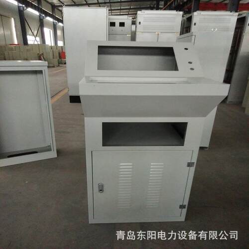 琴式操作台琴式监控操作台集成监控系统来图定制琴台柜