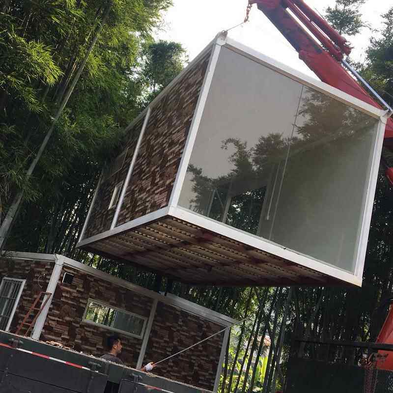 农庄拼集装房简易快拼移农庄拼装动装打包箱厢房住人集箱活动板房