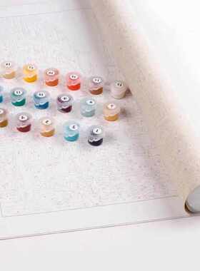 Diy Paint By Numbers Landscape Drawing On Canvas Home decor