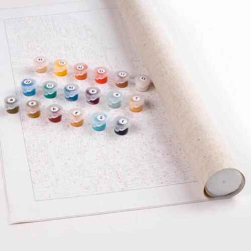 Diy Paint By Numbers Landscape Drawing On Canvas Home decor