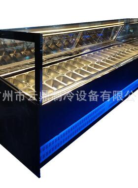 厂家供应22盘冰激凌陈列柜gelatoshowcase硬冰淇淋展示柜