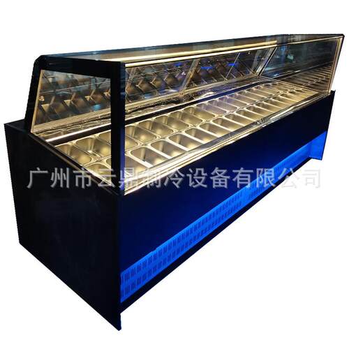 厂家供应22盘冰激凌陈列柜gelatoshowcase硬冰淇淋展示柜