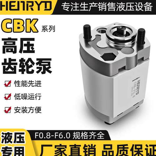 CBK齿轮泵微型升降机CBK-F2.1/3.2/4.8/4.2/5.8/1.6/0.63高压油泵