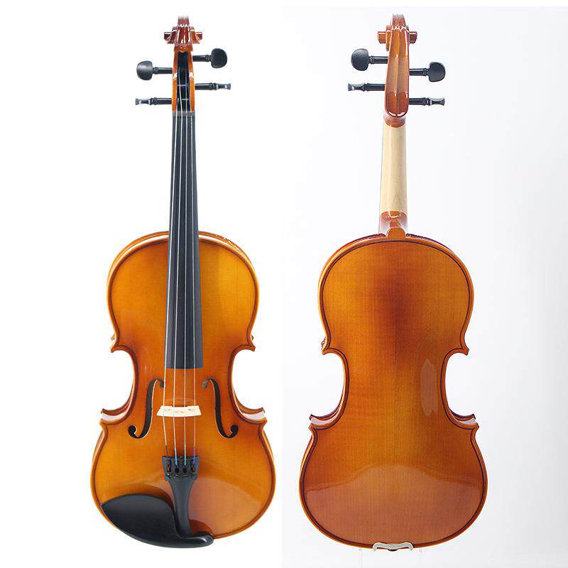 通灵实木新款亮光1/4 儿童自然花纹小提琴乐 器厂家 初学者