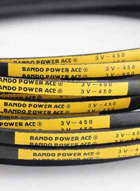 进口阪东三角带3V630 3V670 3V710 3V750皮带BANDO POWER ACE