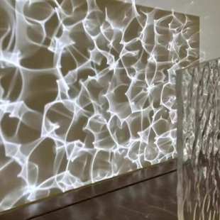 高透明亚克力板水波纹拍照背景道具家庭背景图可UV图案PMMA透明板