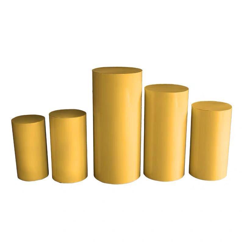 铁圆筒生日派对道具摆件甜品新款台签到圆柱甜品艺婚庆区桌展示