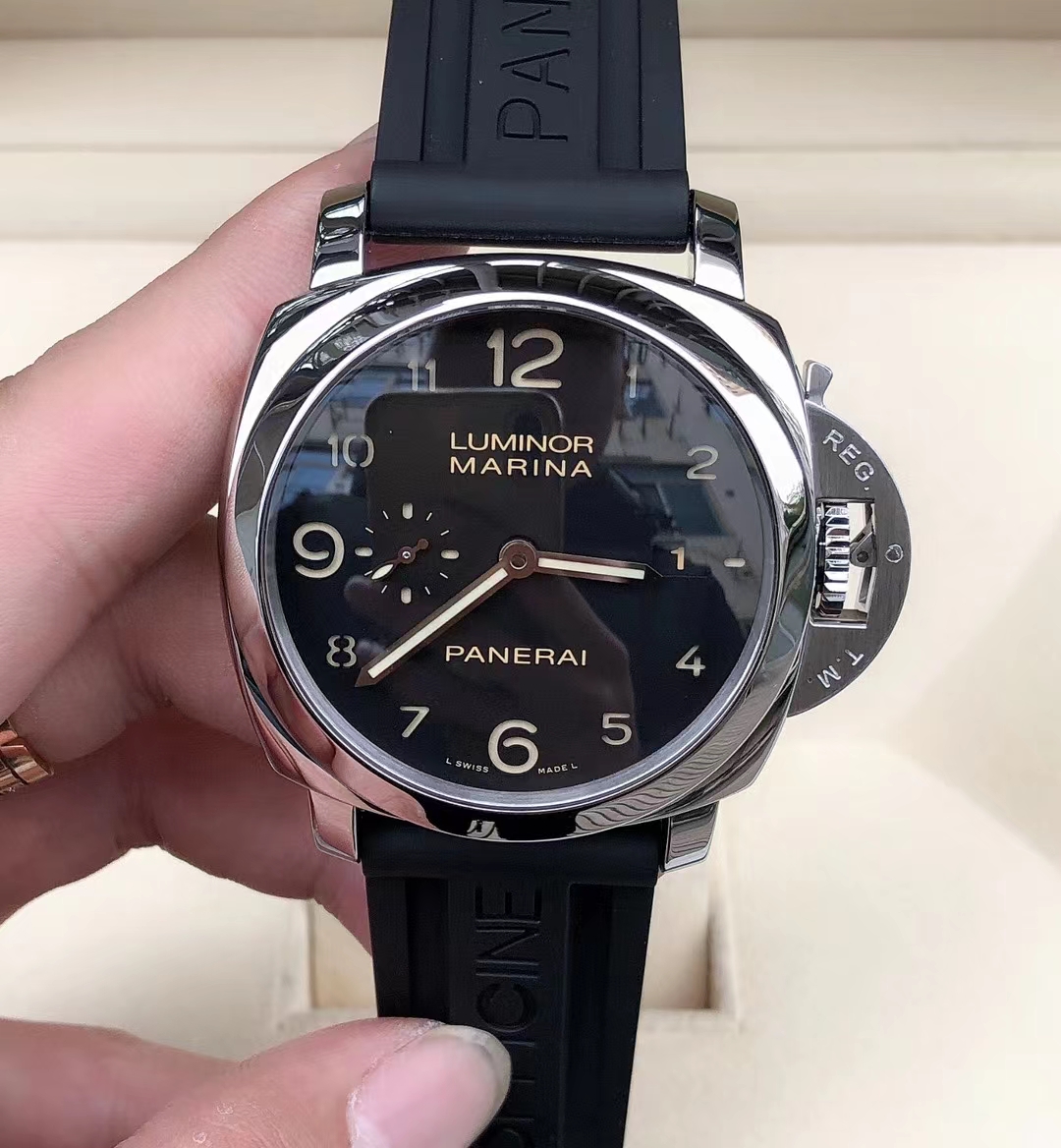 [9.8新]沛纳海卢米诺1950系列手表男自动机械男款腕表PAM00359