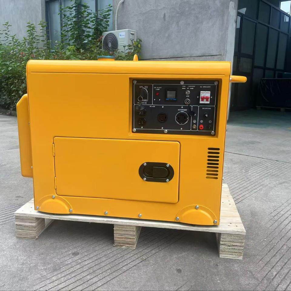 单缸风冷四冲程汽油发电机4冲程5KW柴油发动机发电机组