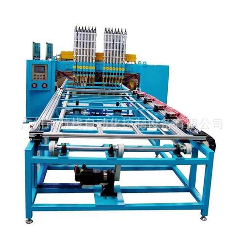 全自动货架层网中频龙门排焊机 河北周转箱网片多头直流碰焊机