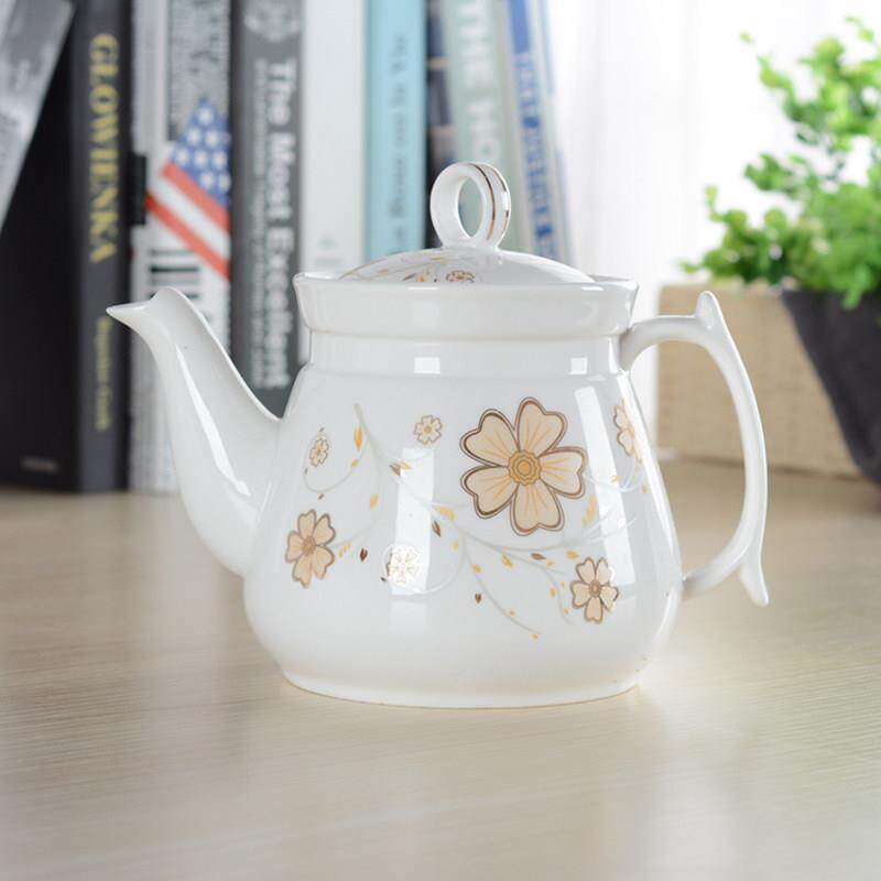 茶壶陶瓷泡茶家用耐高温泡茶壶饭店大小号过滤茶水壶客厅凉开水壶
