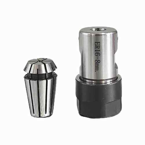 2个套装1个ER1NJY6-8mRm电机轴刀杆+1个E16-1/8弹雕筒夹簧 刻机配