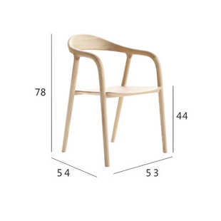 北欧黑胡桃木餐桌椅组合现代简约酒店餐椅轻奢实木家用小户型餐桌