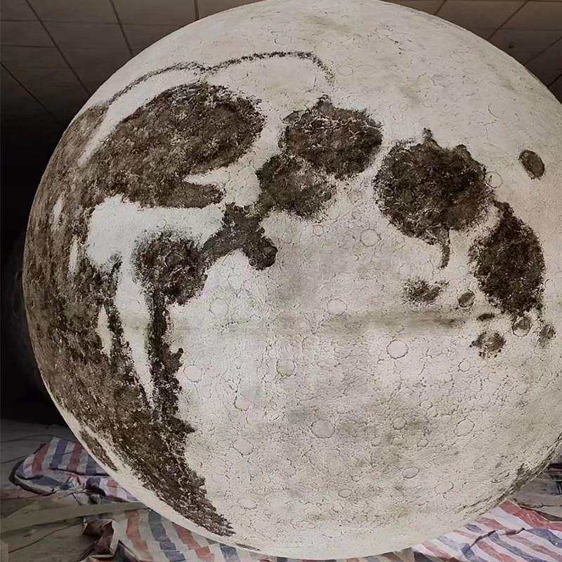 大号月球灯星球吊灯创意酒吧餐厅装饰氛围灯大号圆球灯户外月亮灯