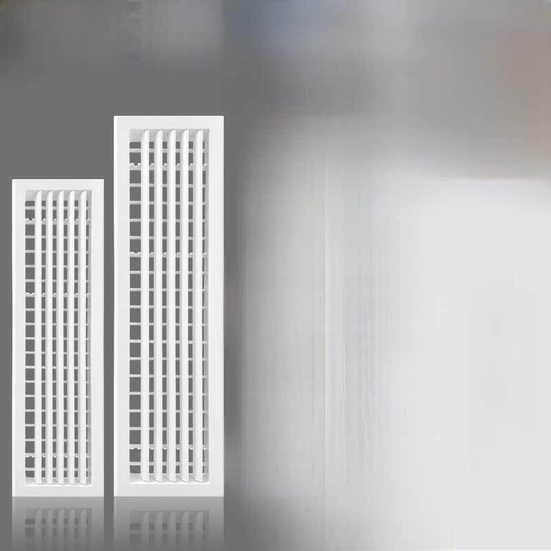 华旗中央空调双层百叶出风口ABS格栅回风口定制加长通风口排风口