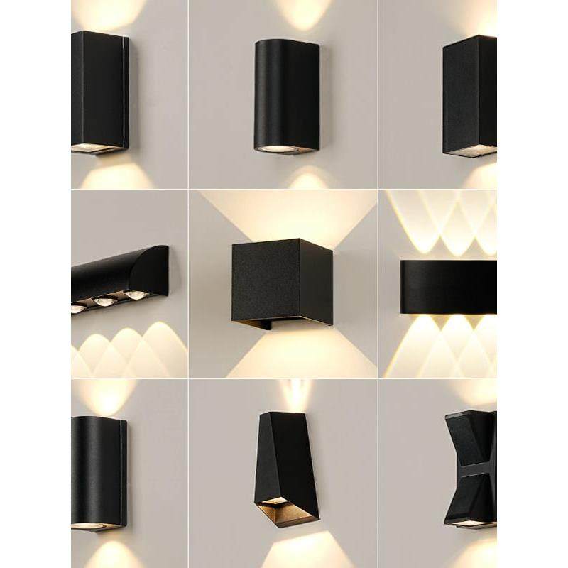 led户外壁灯防水洗墙射灯室外庭院阳台楼梯过道墙壁灯卧室床头灯,家装灯饰光源,户外壁灯,淘宝优惠券,粉丝福利购,淘宝优惠卷