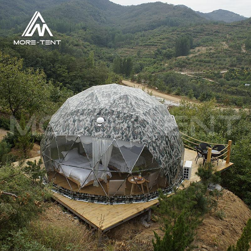 豪华露营遮阳球形酒店帐篷球型圆形篷房穹顶星空大型户外透气