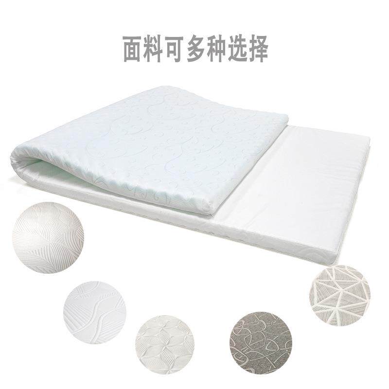 亚马逊按摩床垫单双人日式榻榻米薄款高密度海绵学生静音凉感