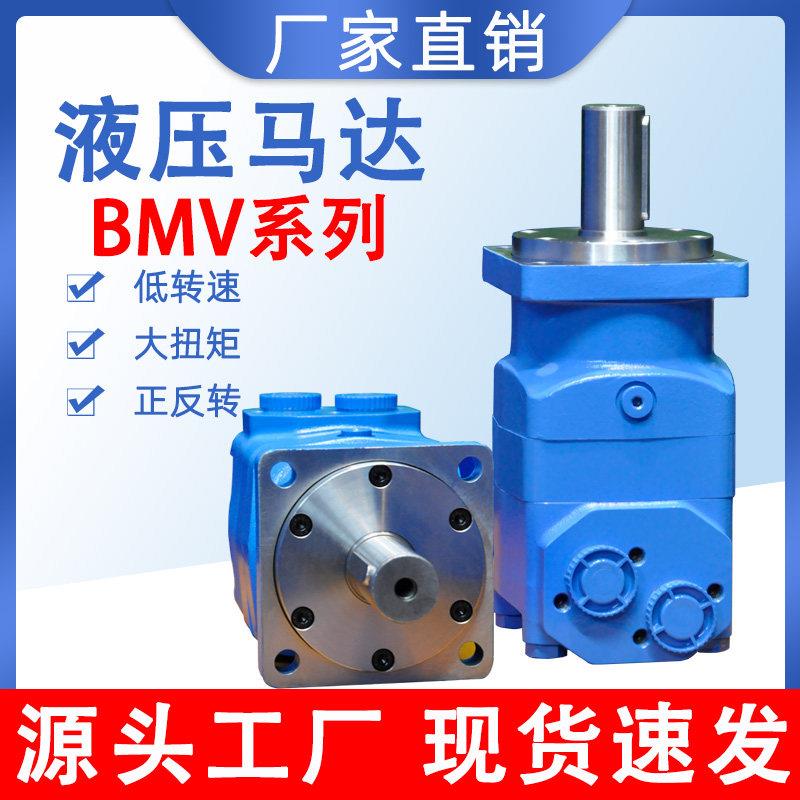 液压马达低速大扭矩高转速液压摆线马达小型油封旋转行走驱动总成
