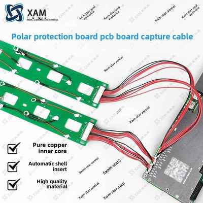 300A锂电池捕获板极端空气Jk保护板电缆16串双头端子插头电缆16Sb