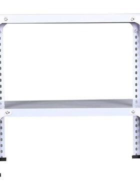 E63X两层OUM小货架示厨房微角波炉置物架落地钢角铁家用展架简易