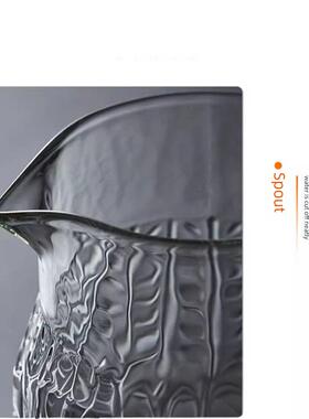 Gold covered 1.8L wheat ear glass kettle