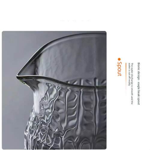 Gold covered 1.8L wheat ear glass kettle