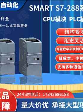 西门/子S7-200SMARTCPU模块6ES7288-1SR20/1SR30/1SR60-0AA1/0AA0