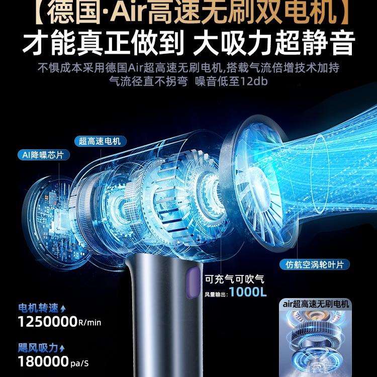 车载吸尘器手持小型车用家用2025新款迷你无线大吸力机汽车内