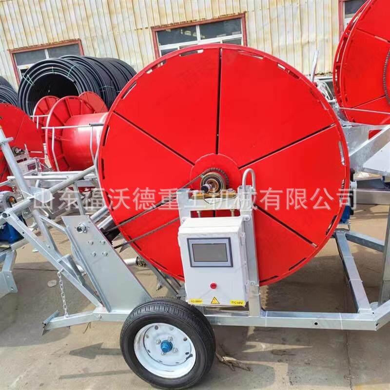 卷盘式喷灌机用于农业机械多喷头小麦玉米农作物用绞盘式灌溉机