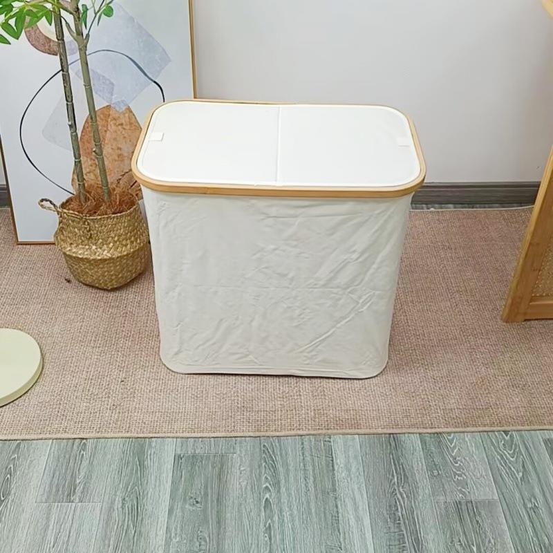 卧室带盖洗衣篮家用衣服衣柜收箱纳折叠衣018大篓量玩容具储物新