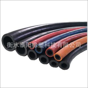 丁腈橡胶软管回油管低压夹布输水胶管光面夹布胶管黑色光面油管