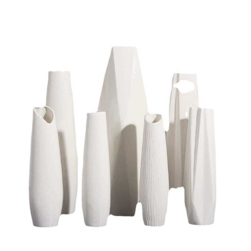 陶瓷花瓶批发大号客厅落地摆件干花插花创意简约白色家居装饰,家居饰品,花瓶,淘宝优惠券,粉丝福利购,淘宝优惠卷