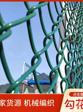 菱形浸塑勾花网 山体巷道支护铁丝网围栏公路护坡围栏网 养殖围网
