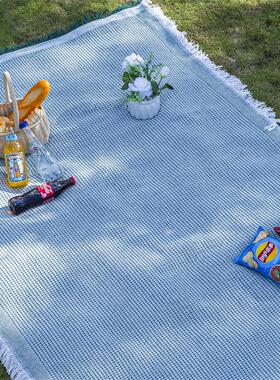 网红野餐垫ins露营毯子帐篷地垫防潮加厚户外折叠波西米亚风桌布