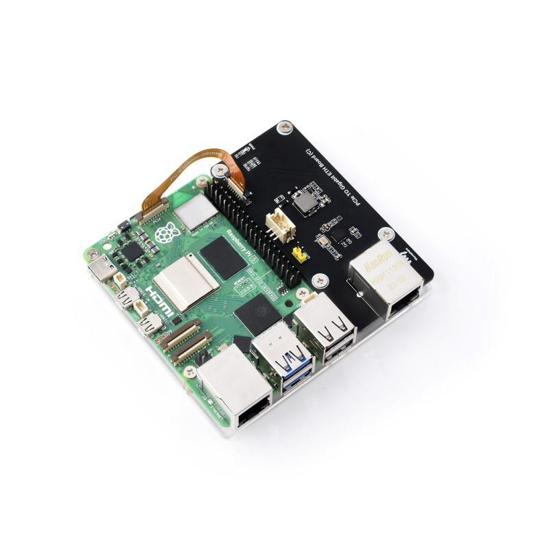 树莓派5代PCIe转千兆网口转接板OS免驱动Raspberry pi5 5B扩展板