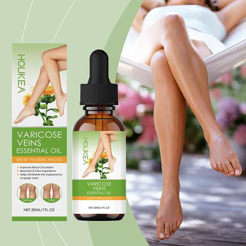 HOUKEA Leg Massage Oil - A gentle formula designed to care f