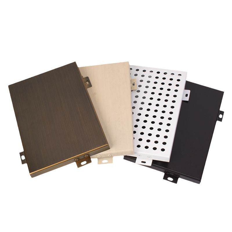 木纹廊幕墙单板漆铝铝喷涂厂家烤装饰吊顶佛山单板雨棚氟碳门头架