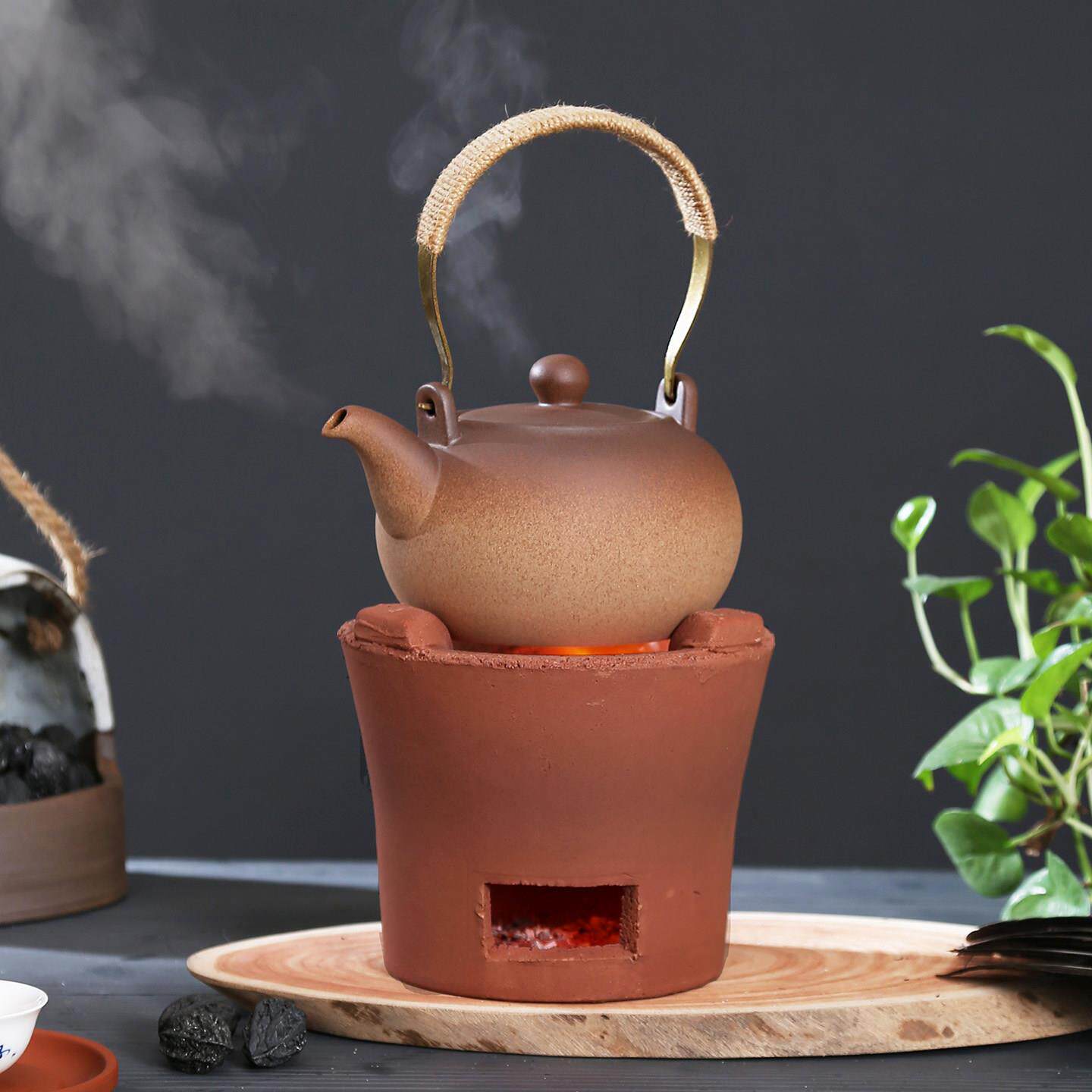 碳烤炉烧炭炉红泥炉小火炉围炉橄榄炭木炭功夫煮茶器家用烧水煮茶