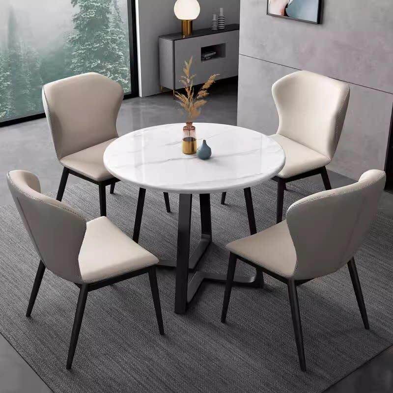 网红北欧轻奢简约小圆桌椅洽谈桌椅组合会客阳台谈判休息区商务桌