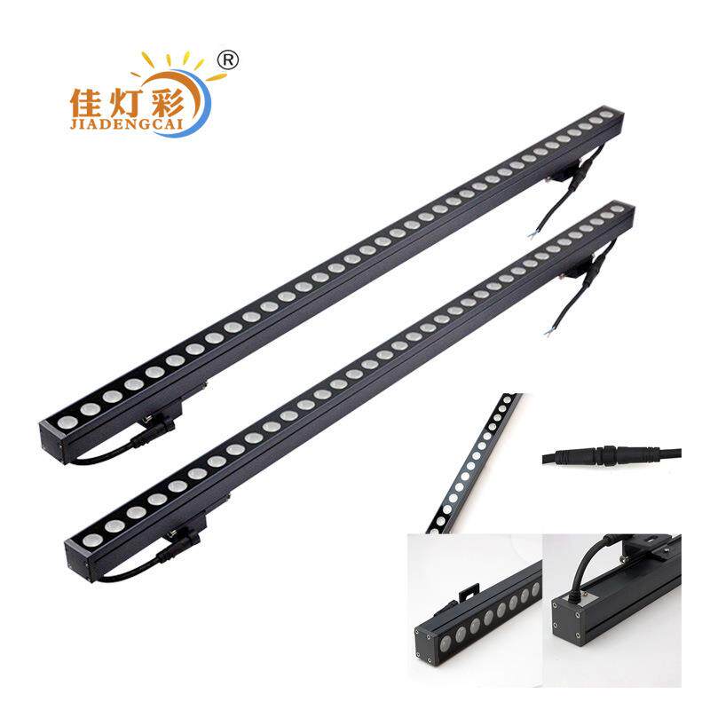 户外亮化专用低压IP67防水无暗区无阴影放泥沙铝型材线性灯洗墙灯