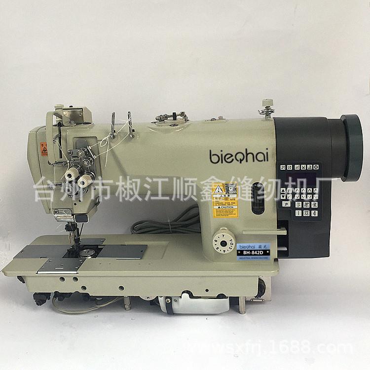 自动断线双针平缝机电脑直驱双针杆剪线缝纫机高速缝纫双针剪线