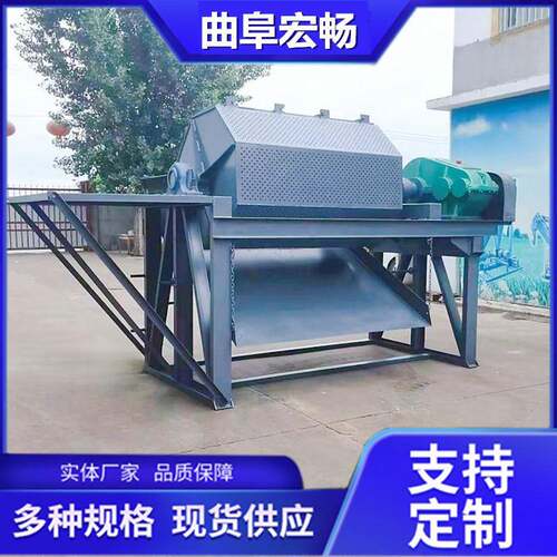大型六角滚筒除锈抛光机厂家石头磨棱角研磨机滚筒去毛刺抛光机