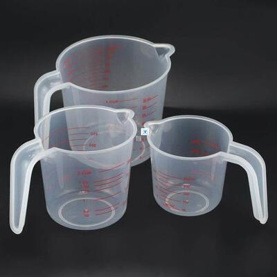 250/500/1000ML Plastic Measuring Cup Jug Pour Spout Surface