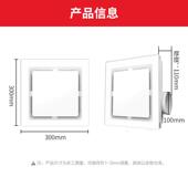 铝扣扇家用排扇汽卫板生AQJC 100间排气换气扇吸风扇厨房吊顶排风