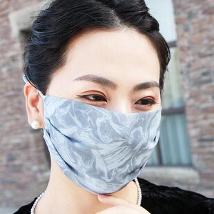 【天猫品牌专卖店】夏天防晒面罩夏季遮阳口罩防紫外线雪纺纱加大